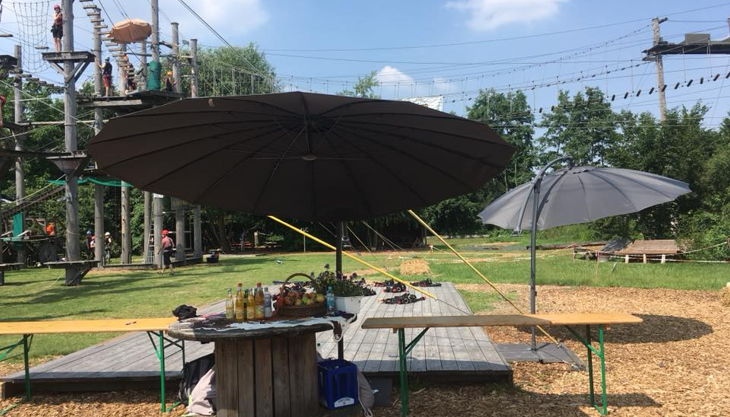 querfeldein hochseilgarten picknick