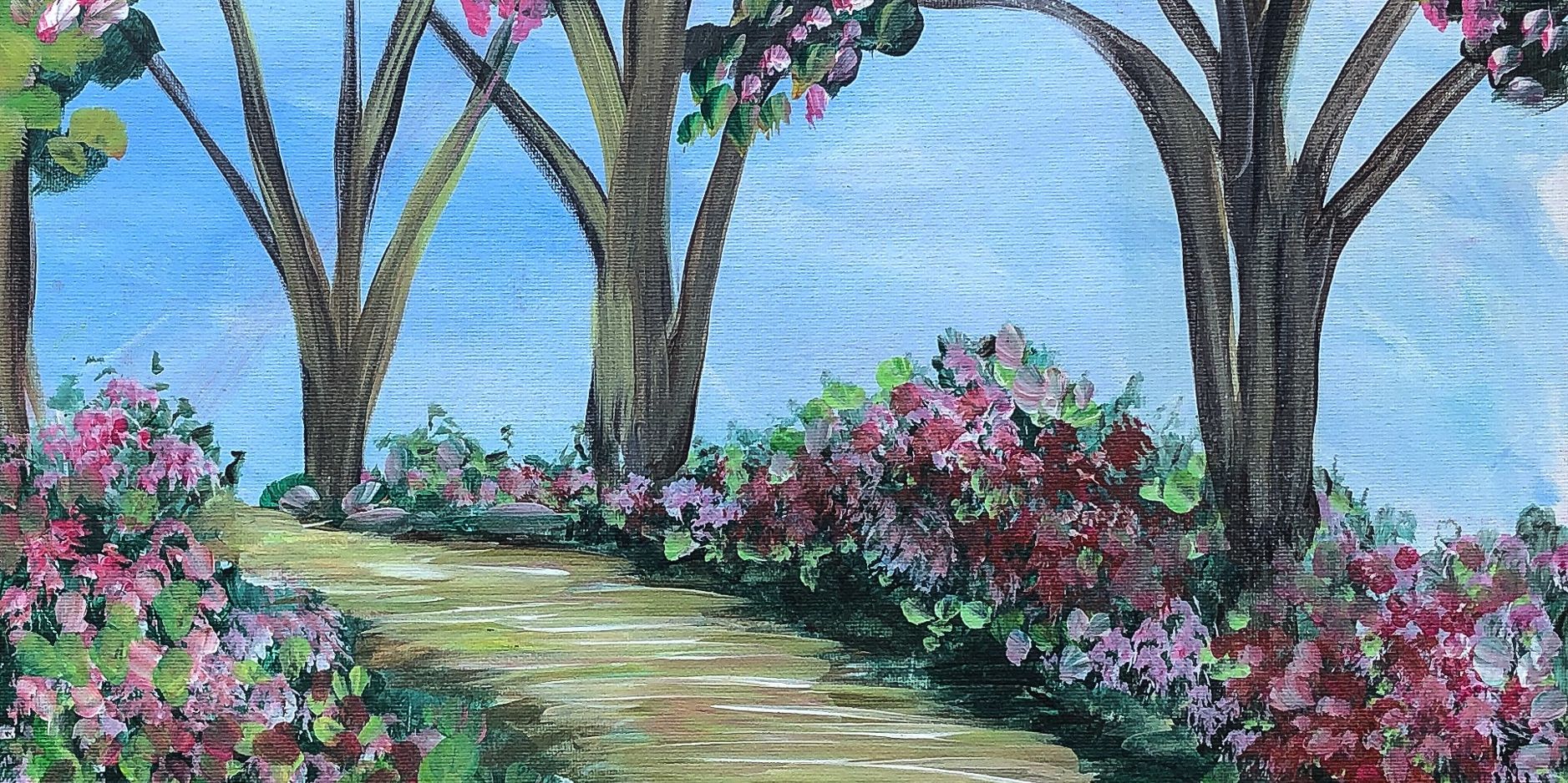 Paint & Sip @ Palmetto Brewing Co.: Garden Path ($35pp) promotional image