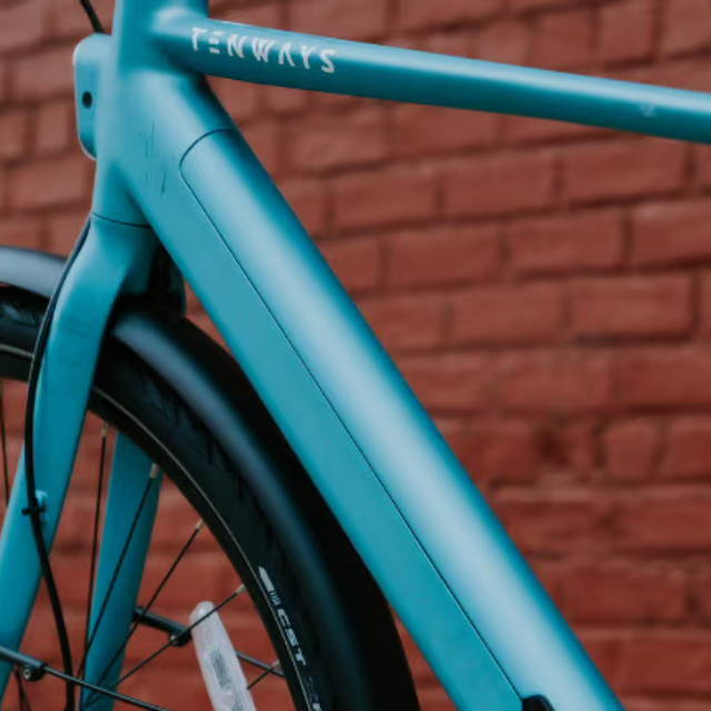 Close up of Tenways electric bike