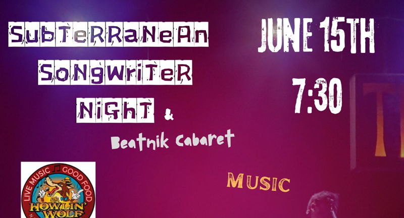 SubTeRRaNeAn SoNgWriTer NiGhT w/ Natasha Sanchez, Shawn Bourg, Shawn Gwin, Hex Windham & John Holmes