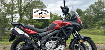 2014 SUZUKI V-STROM 650 motorcycle for rent near Canton, NC