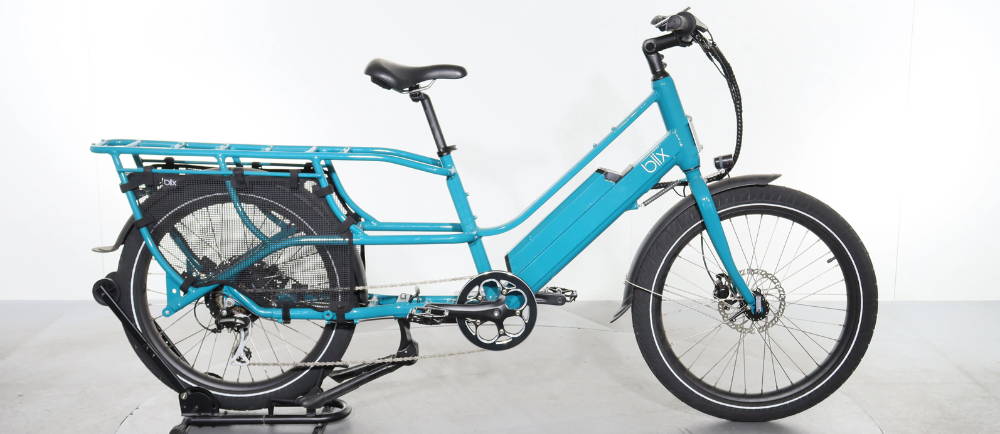 Blix Packa Genie cargo e-bike in teal