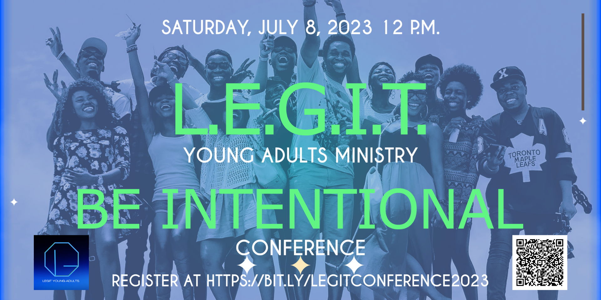 L.E.G.I.T. Young Adult Conference promotional image