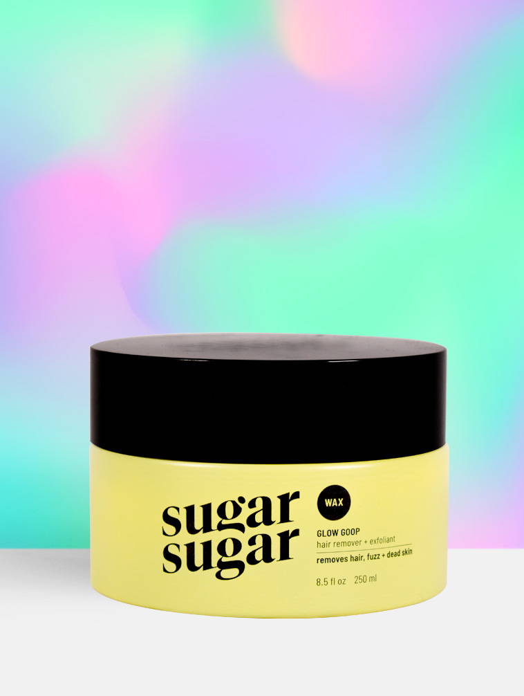 Sugar Sugar Wax Glow Goop hair remover and exfoliant  product