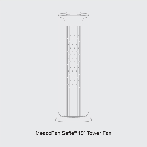 MeacoFan Sefte 19" Tower Fan