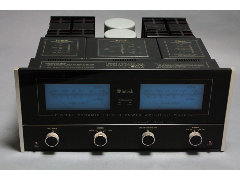 McIntosh MC-7270 Power Amplifier 270wpc w/wood case