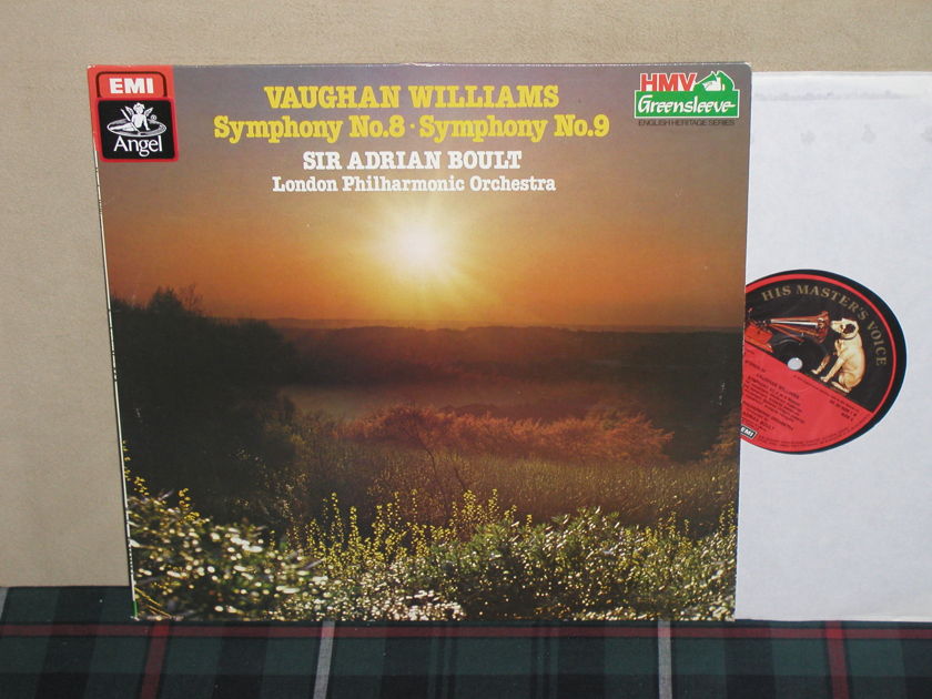Boult/LPO    Williams Sym. No. 8-9 - EMI/Angel German Import HMV labels