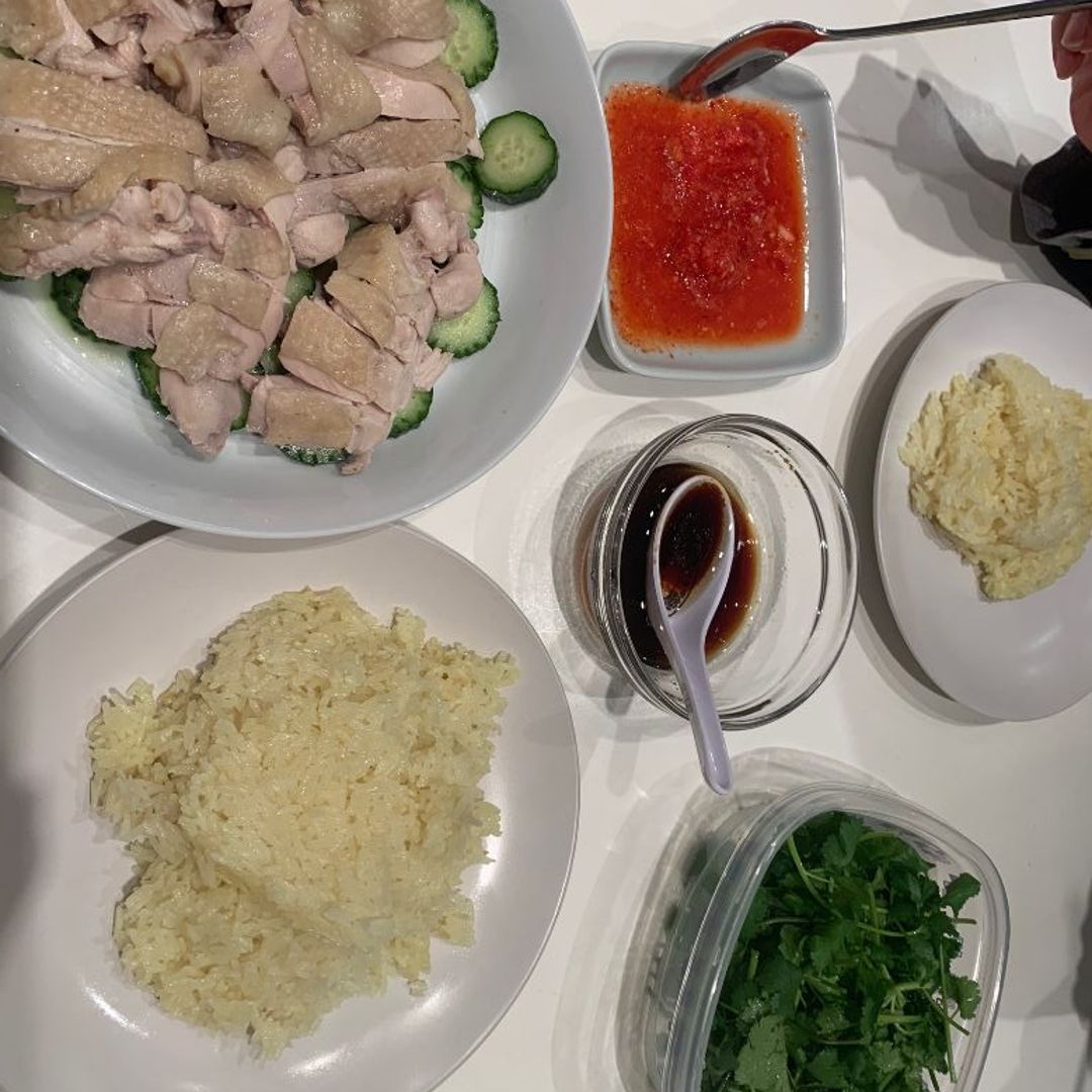Living aboard for few decades, occasionally cooking Hainanese Chicken Rice always made me feel good.  I was twelve when I first had it.   It was new for our town.  What a good memory I had with this dish.  I love HCR.