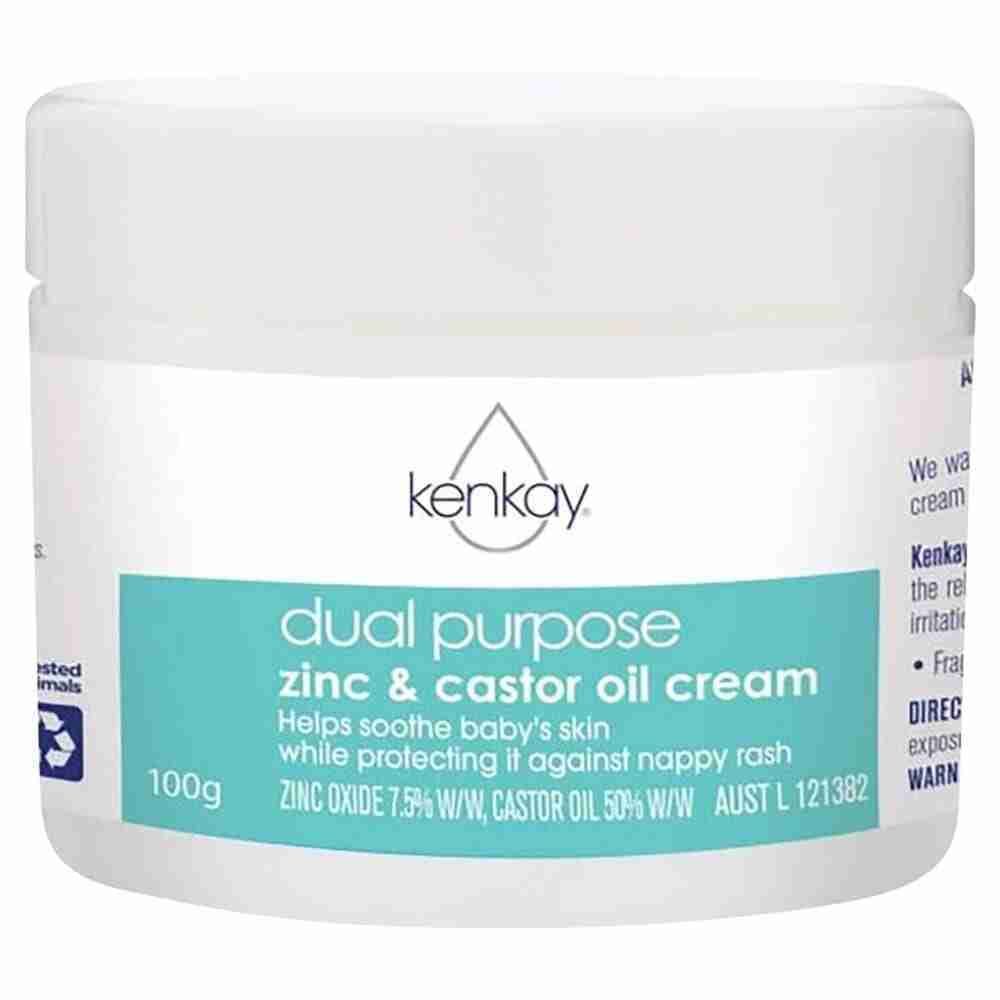 Kenkay Dual Purpose Zinc & Castor Oil Cream Jar 100G