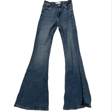 bershka jeans flare denim