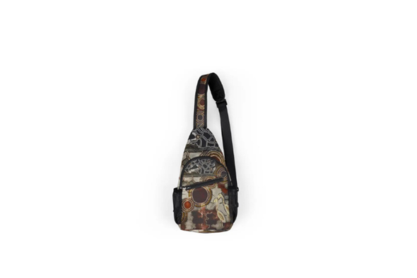 Artistic Chest Bag - Travel Sling Bag, Unisex Nylon Tote