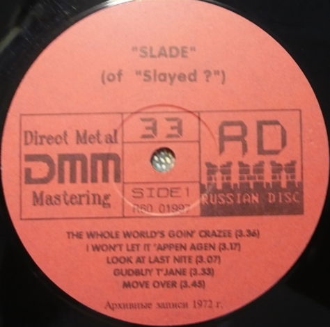 Slade. - Slayed?. 1972. Russian Disc. Rare Russian pres...