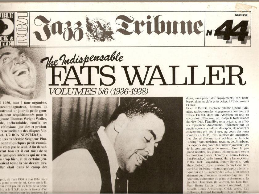 THE INDESPENSABLE FATS WALLER - FATS WALLER VOLUME 5/6 (1936 - 1938)