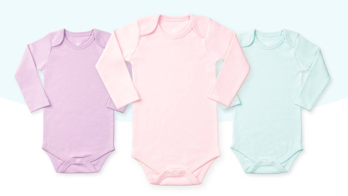 Quinn Long Sleeve Baby Bodysuits