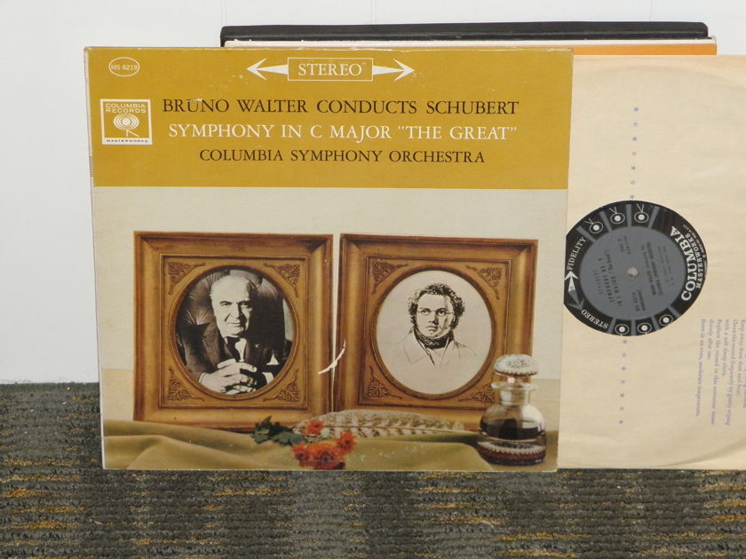 Bruno Walter/Columbia Symphony Orchestra - Schubert Symphony in C maj. "The Great" Columbia MS 6219 6 EYE pressing
