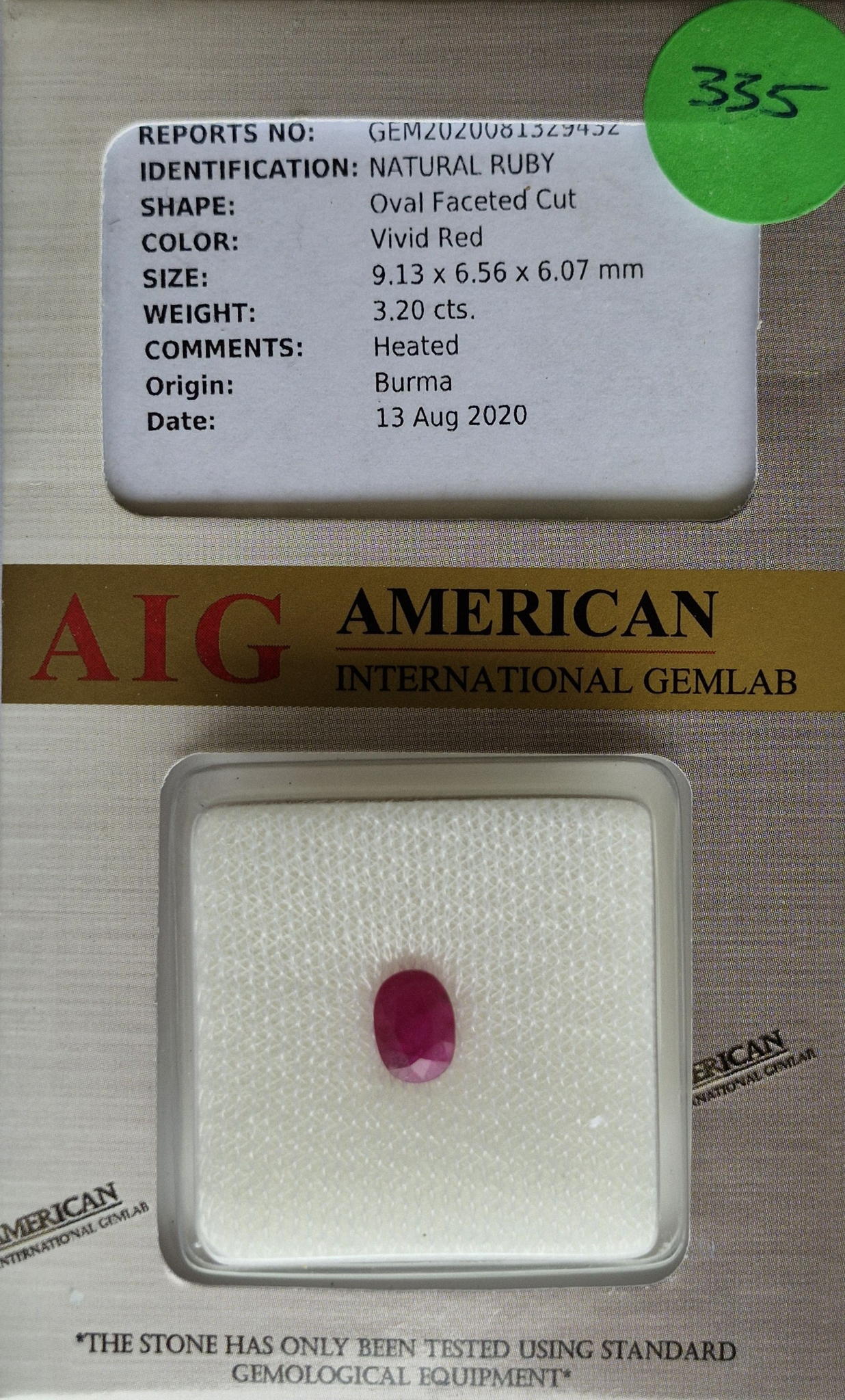 Natural Ruby Gemstone