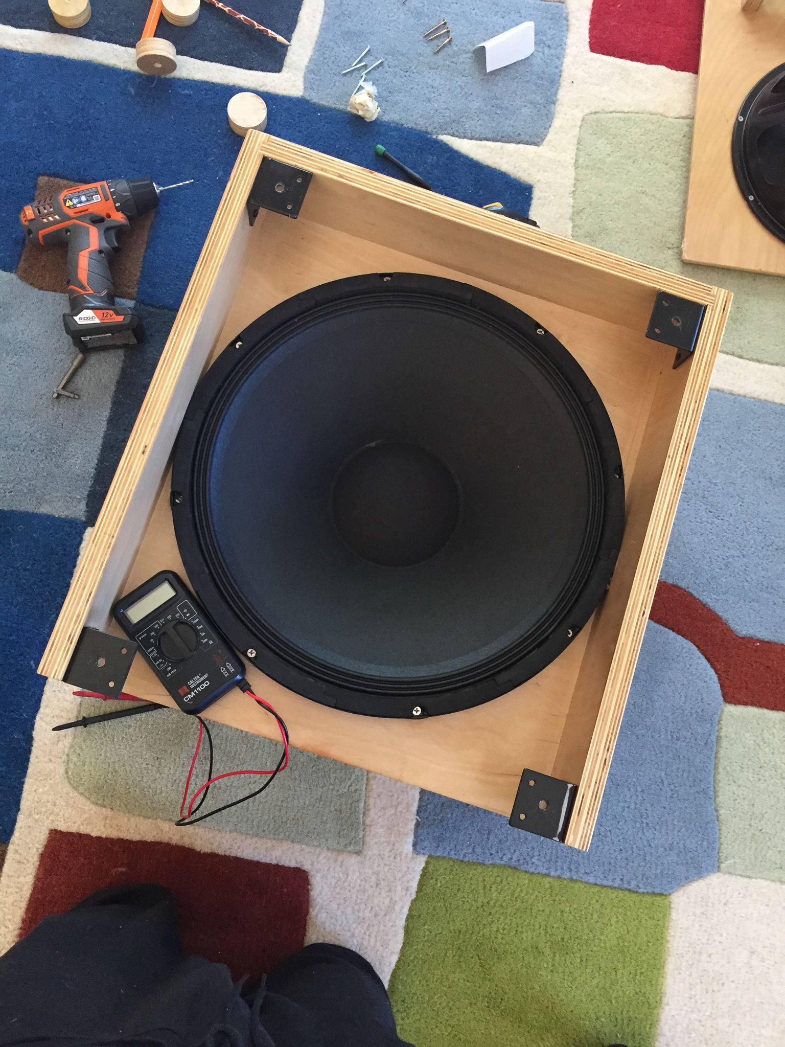 Inside of dipole woofer - this woofer is just sublime