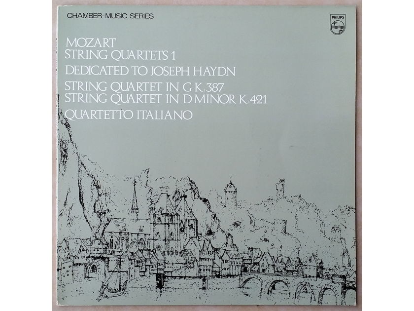Philips | QUARTETTO ITALIANO / MOZART  - String Quartets Nos. 14 & 21 (K. 387 & K. 421) (Dedicated to Haydn) | UK Pressing - NM