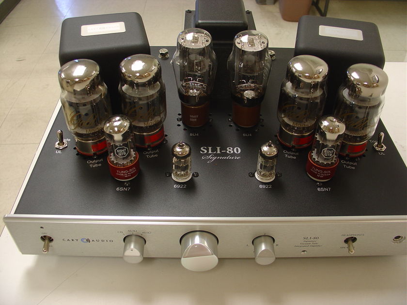 Cary Audio Design SLI-80 sig Integrated tube amp