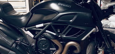 2013 DUCATI DIAVEL motorcycle for rent near Pomona, CA