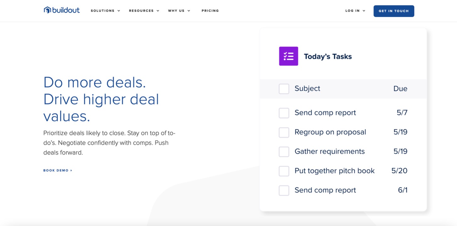 Buildout product / service