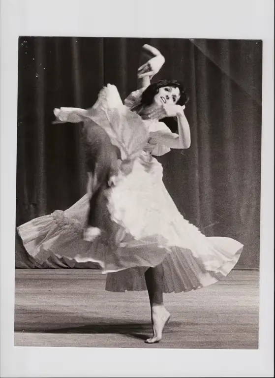 Photo of Sonje dancing during a recital
