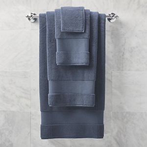 Bath Towels in French Blue