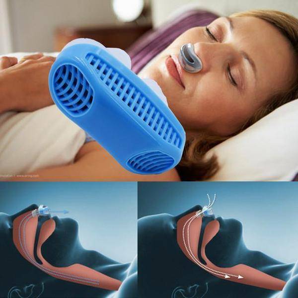 Portable Anti-Snoring Device With Filter