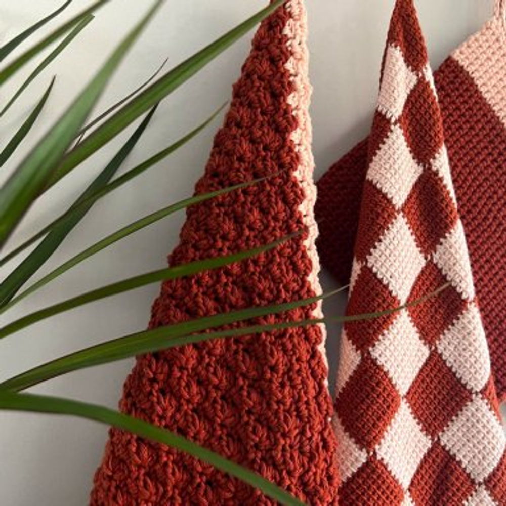 Free Crochet Pattern for Kitchen Towel