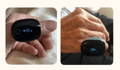 Different users wearing Wellue O2Ring on various fingers to ensure a secure, comfortable fit for accurate oxygen and heart rate monitoring
