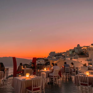 Sunset Dinner in Oia