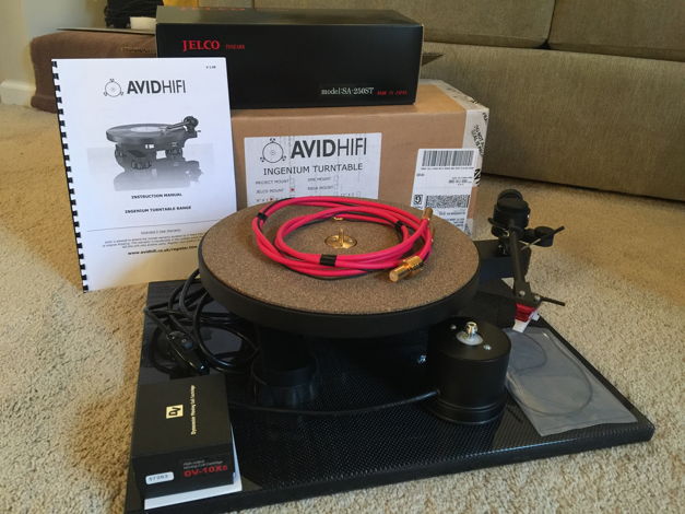 Avid Ingenium Turntable with Jelco SA250ST Arm & JAC501...