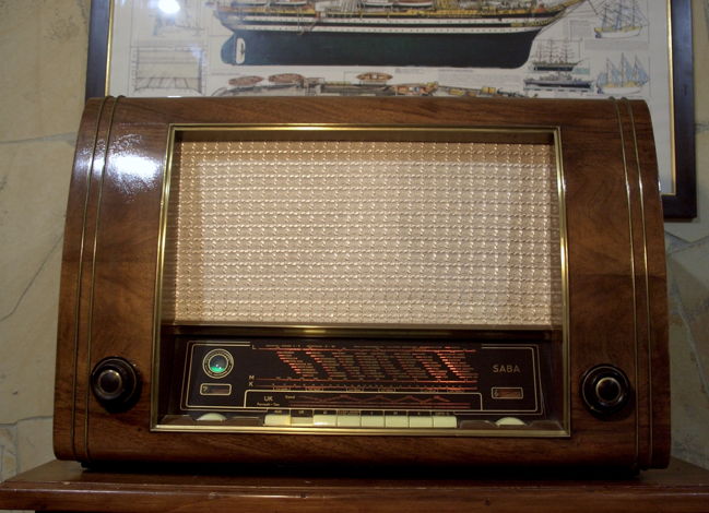 SABA  Freiburg W3 1953 FM Tube radio 2 X EL84