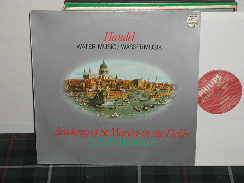 Marriner/AoStMitF - Handel Water Music Philips Import Pressing 9500