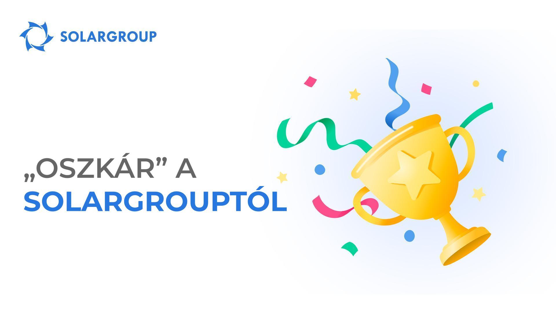 „Oszkár" a SOLARGROUP-tól