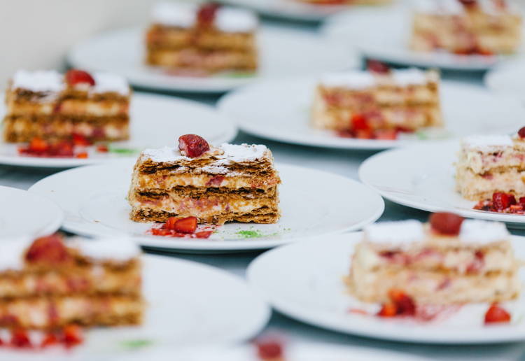 ミルフィーユ食べ方