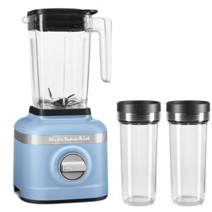 K150 3 Speed Ice Crushing Blender with 2 Personal Blender Jars Matte Charcoal Grey KSB1332DG | KitchenAid