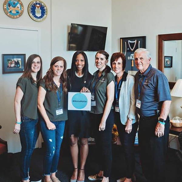 A photo of the founders of the Blue Dot project