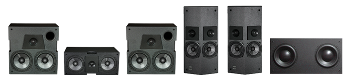Phase Technology Darts 650 surround speaker system - !!...