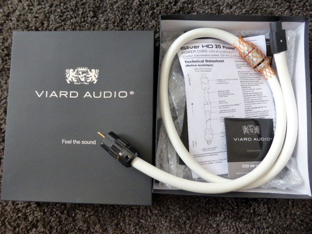 Viard Audio Design Silver HD 20 Power cord For Sale | Audiogon