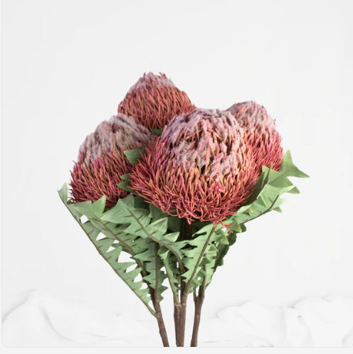 Banksia Baxteri Dusty Pink- Realistic Artificial Flowers - Image 2