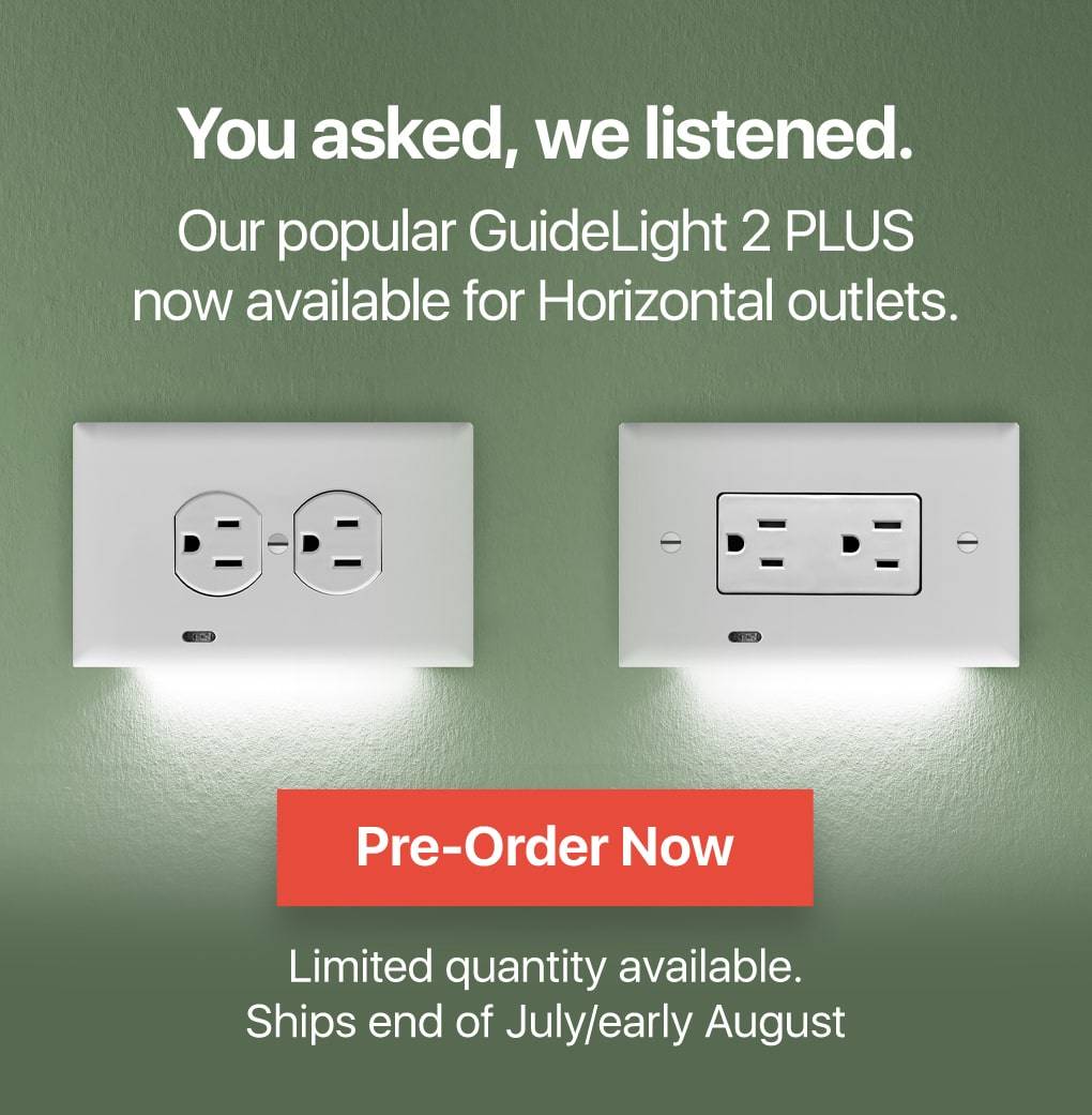 Hallway Night Light Outlets and Switches SnapPower