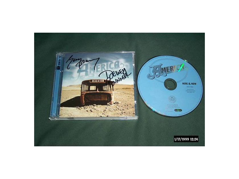 America - Here & Now autographed cd set
