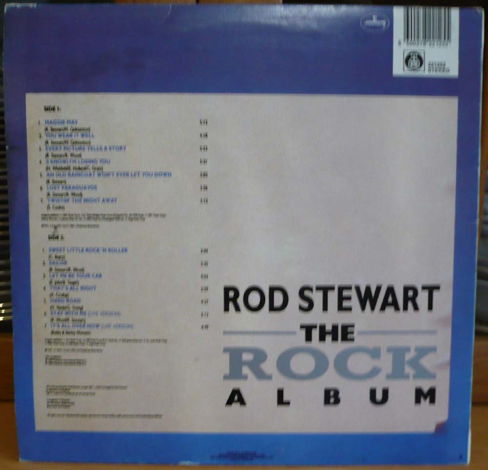 Rod Stewart. - The Rock Album. 1989. Mercury / RTB. 830...
