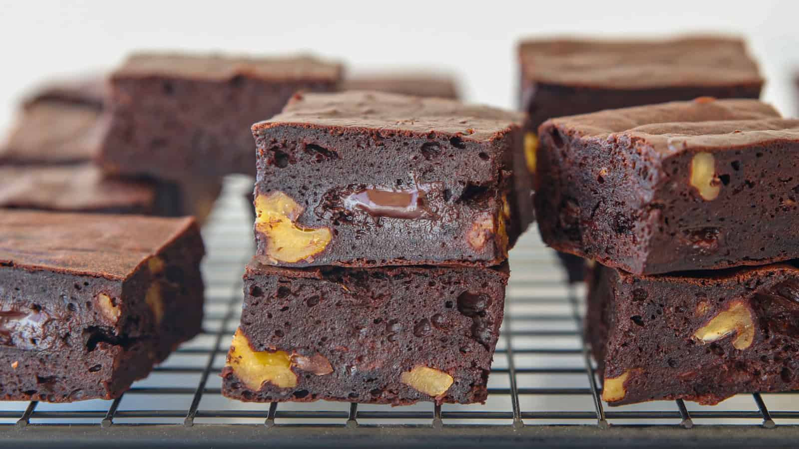 Cottage Cheese Brownies, The Cooking Foodie