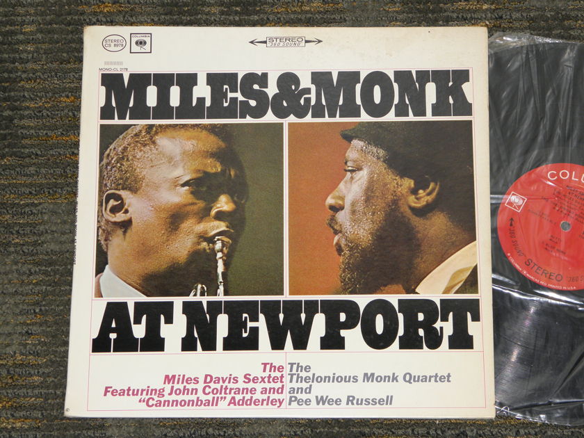 Miles Davis+Thelonious Monk - "Miles&Monk At Newport" Columbia CS 8978 '60'ies Black Print "First labels" STEREO