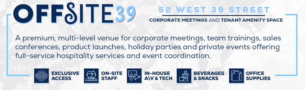 A premium, multi-level venue for corporate meetings, team trainings, sales conferences, product launches, holiday parties and private events with full service hospitatlity and event coordination.  Includes exclusive access, on-site staff, in-house AV and Tech, beverages and snacks and office supplies