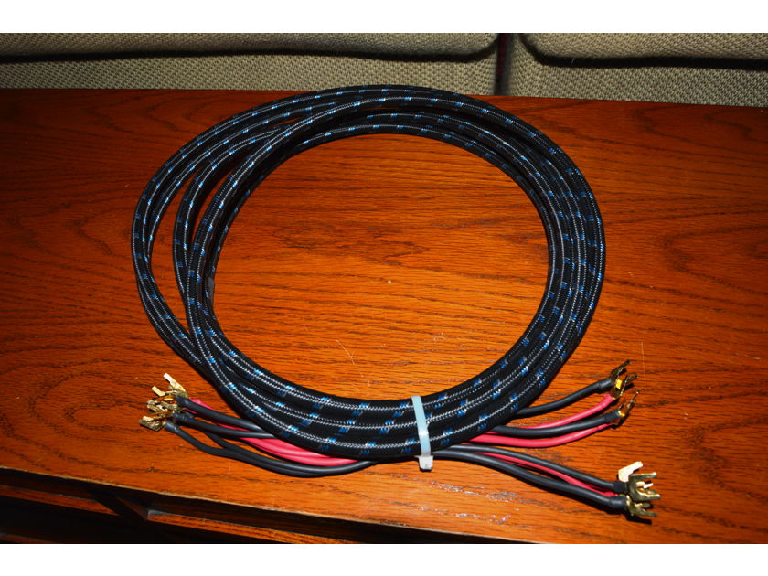DH Labs Q-10 Signature Series 10 ft Pair Internal Double Bi-Wired 8 Connectors @ both ends