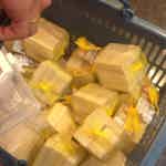 Daiso 3cm by 6cm wooden blocks pack
