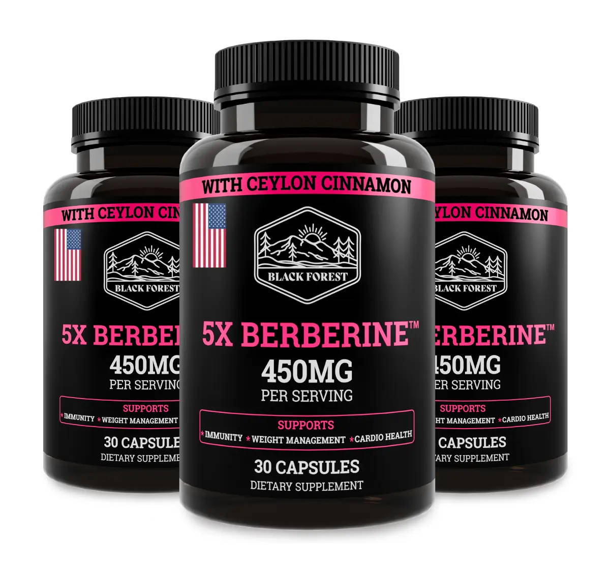 6 Bottles of Berberine